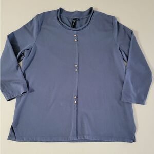 Focus Casual Life Women's Slate Blue Pullover Top